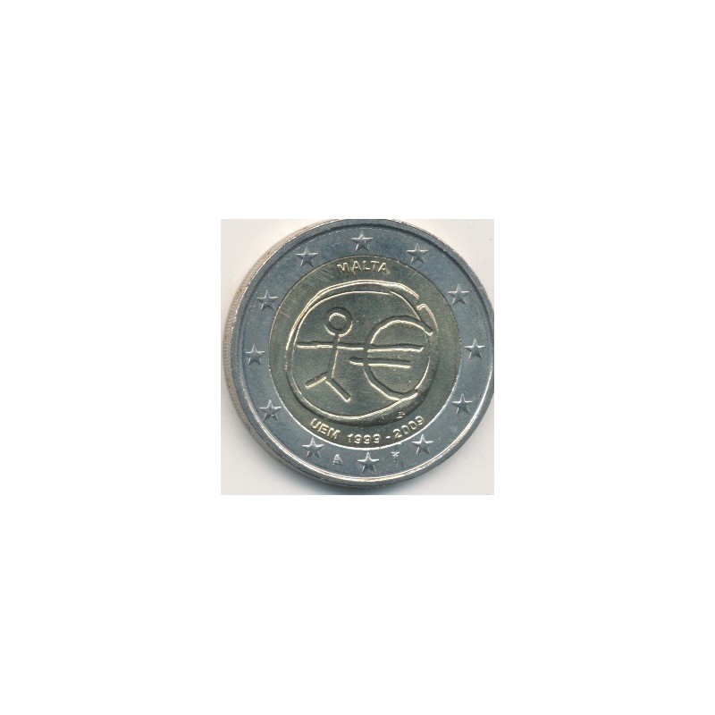 2€ Malte 2009 - 10 ans de l'euro