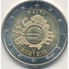 2€ Malte 2012 - 10 ans de l'euro