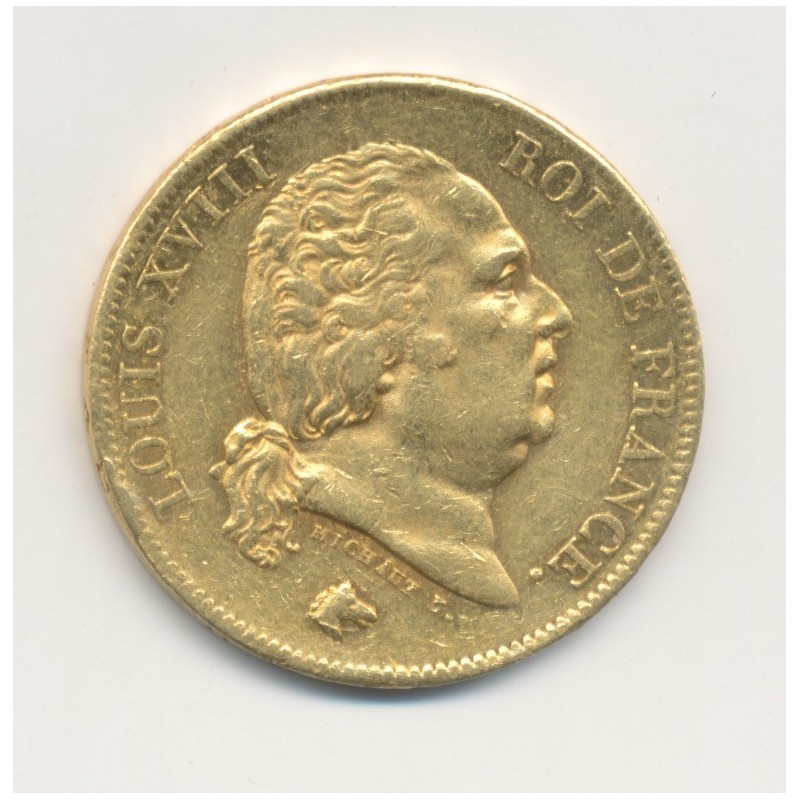 Louis XVIII - 40 francs Or - 1816 L Bayonne