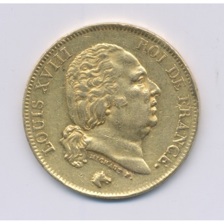 Louis XVIII - 40 Francs Or - 1816 Q Perpignan - TTB+