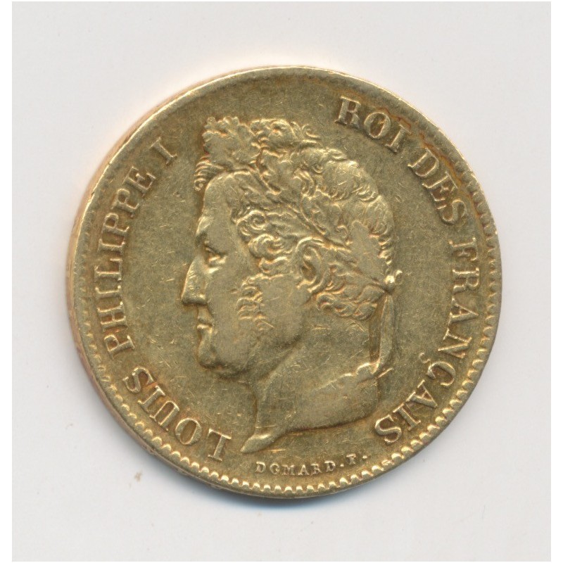 Louis Philippe I - 40 Francs Or - 1834 L Bayonne 