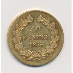 Louis Philippe I - 40 Francs Or - 1834 L Bayonne  2