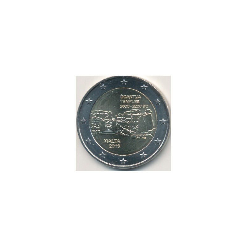 2€ Malte 2016 - Temple Ggantija