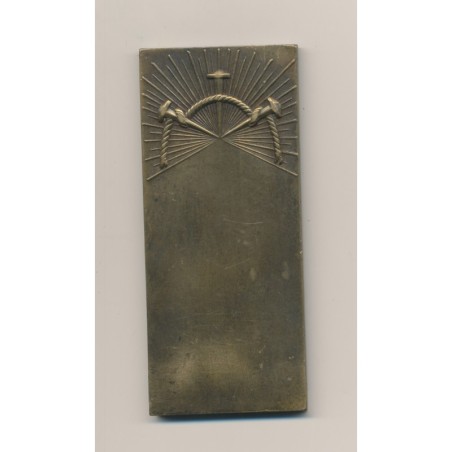 Médaille - Jésus Christ - bronze - 1930 - par E.J Vézien - TTB+