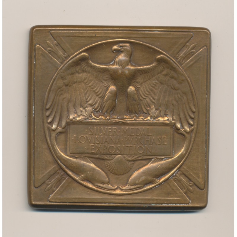 Médaille - Exposition Universelle Saint Louis - 1904 - silver medal - Bronze - TTB