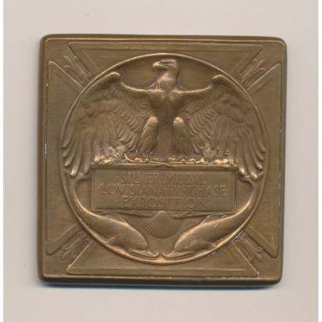 Médaille - Exposition Universelle Saint Louis - 1904 - silver medal - Bronze - TTB