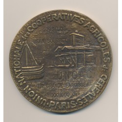 Médaille - Jean Sourbet - Union coopérative des coopératives agricoles de céréales - Paris - 91mm - bronze 2