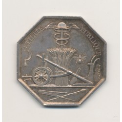 Jeton - Société agriculture commerce sciences et arts - Marne - argent