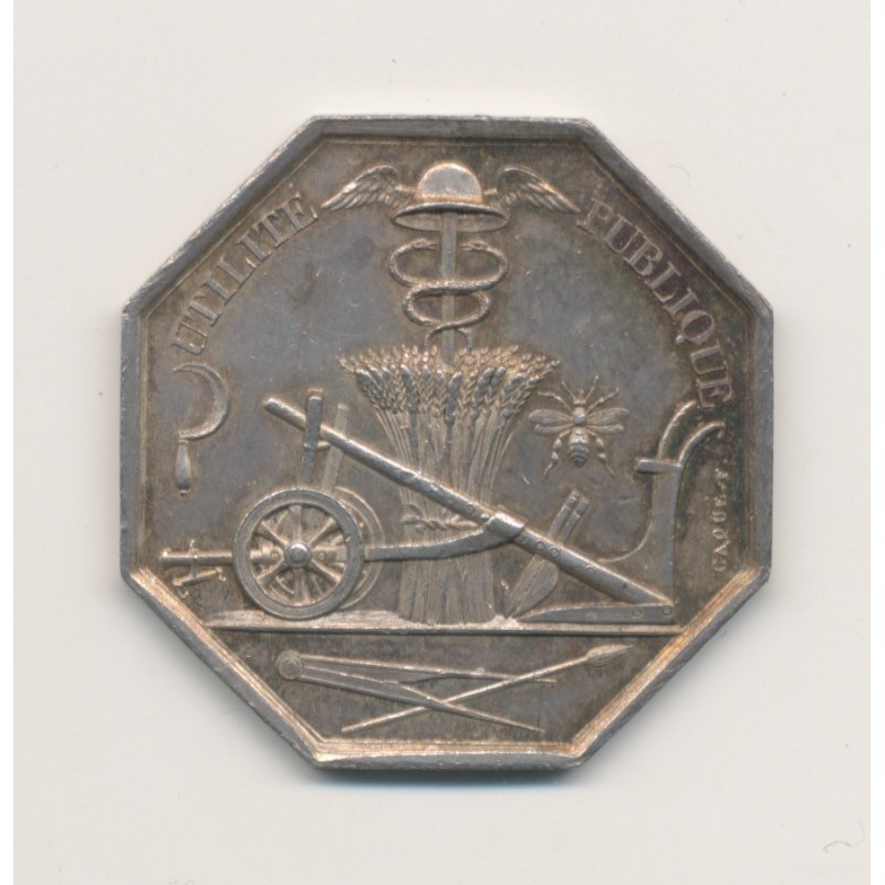 Jeton - Société agriculture commerce sciences et arts - Marne - argent