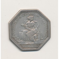 Jeton - Louis XVI - Collège de Saintes - 1789 - argent 2