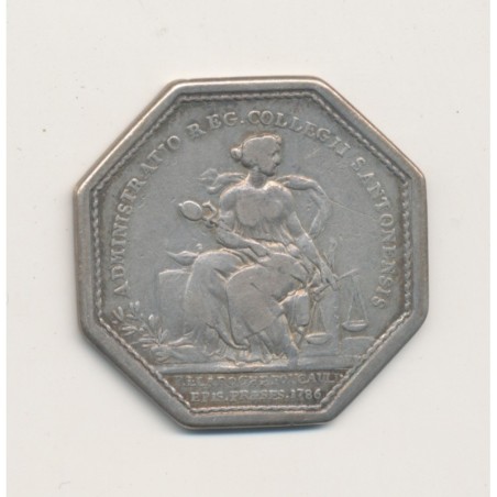 Jeton - Louis XVI - Collège de Saintes - 1789 - argent