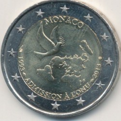 2€ Monaco 2013 - ONU 1993-2013