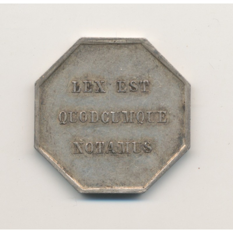 Jeton - Notaires de Lesparre - Gironde - argent - TTB+