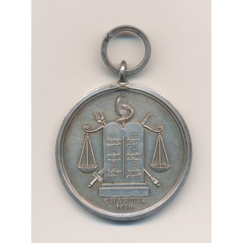 Médaille - Tribunal Civil - 1830 - argent - SUP