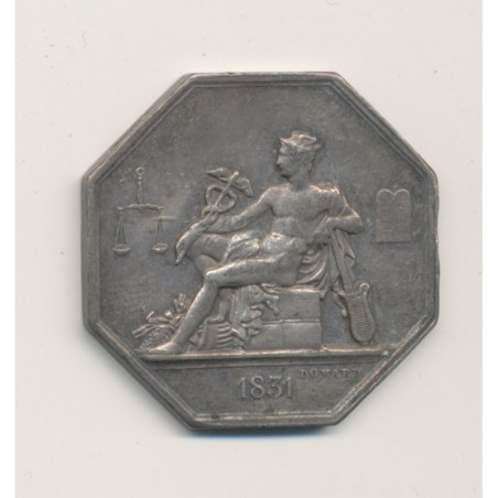 Jeton - Commissaires experts du gouvernement - 1831 - argent - TB
