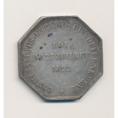 Jeton - Commissaires experts du gouvernement - 1831 - argent - TB
