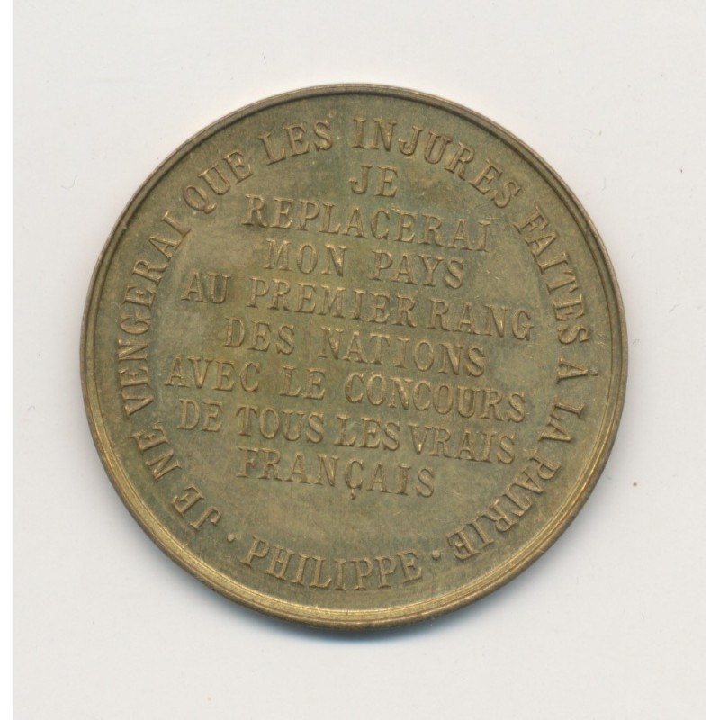 Médaille - Philippe Duc d'Orléans - 1899 - Module 10 centimes - laiton - TTB+