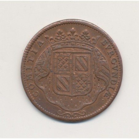 Jeton - États de Bourgogne - 1715 - cuivre - TTB