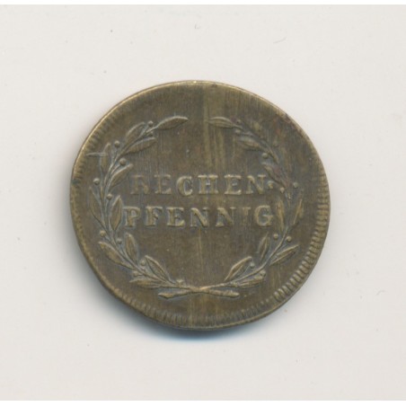 Jeton - Rechen pfennig - Victoria - laiton - TTB