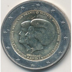 2€ Pays-Bas 2013 - Béatrix et Prince Willem-Alexander