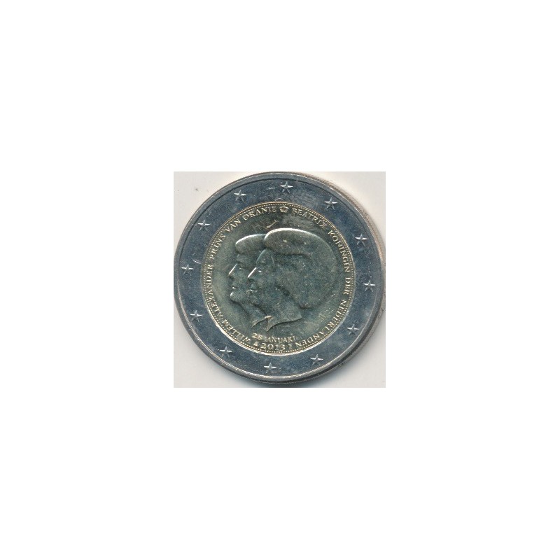 2€ Pays-Bas 2013 - Béatrix et Prince Willem-Alexander