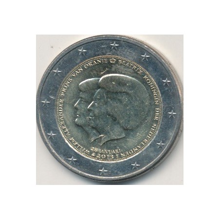 2€ Pays-Bas 2013 - Béatrix et Prince Willem-Alexander