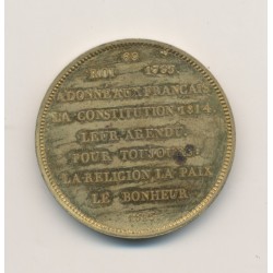Médaille - Louis XVIII - Série métallique des Rois de France - cuivre - 31mm 2