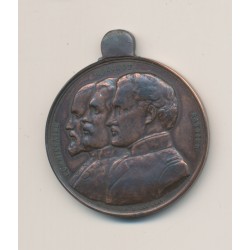 Médaille - Élection des sergents et commissaire Rattier et Boichot - bronze - 33mm - TTB