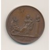 Médaille - Comte de Chambord - il nous rendra la poule au pot - duchesse de Berry - bronze - 37mm