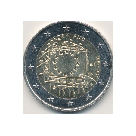 2€ Pays-Bas 2015 - 30 ans drapeau européen