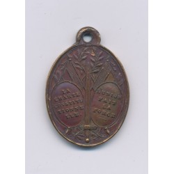Médaillon - Journées 27 et 29 juillet 1830 - bronze - TTB 2
