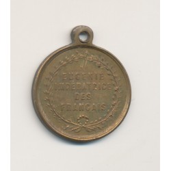 Médaillette - Eugénie - Impératrice des Français - laiton - 13mm - TTB+ 2