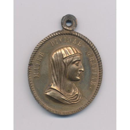 Médaillon - Jésus Christ - Mater Divinae - laiton - SUP