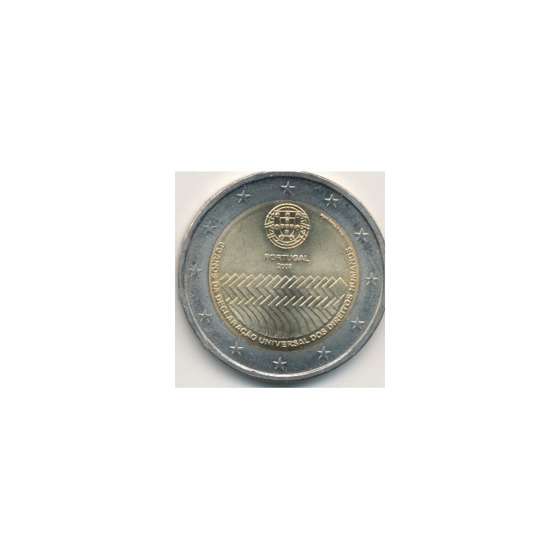 2€ Portugal 2008 - 60 ans déclaration universelle droits de l'homme