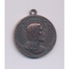 Médaillon - Jésus Christ - INS - bronze - 25mm - TTB+