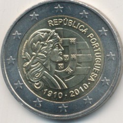 2€ Portugal 2010 - 100e anniversaire république