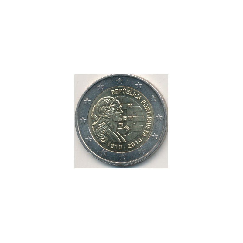2€ Portugal 2010 - 100e anniversaire république