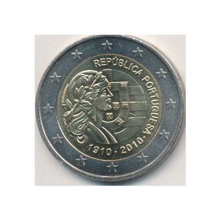 2€ Portugal 2010 - 100e anniversaire république