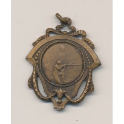 Médaillette - Thème sur le Tir - bronze - TTB