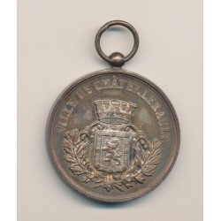 Médaille - Thème sur le Tir - Chatellerault - bronze argenté - 41mm - SUP 2