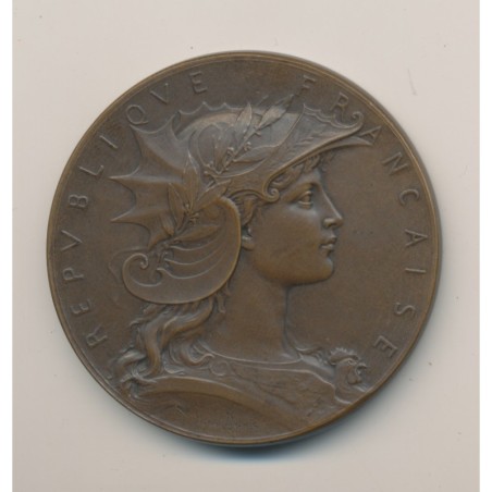 Médaille - Concours de Tir - 1904 - bronze - 51mm - TTB+