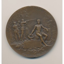 Médaille - Concours de Tir - 1904 - bronze - 51mm - TTB+ 2