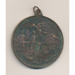 Médaille - Tirage au sort - Classe 1903 - 46mm - TB