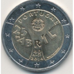 2€ Portugal 2014 - 40e anniversaire révolution des oeillets
