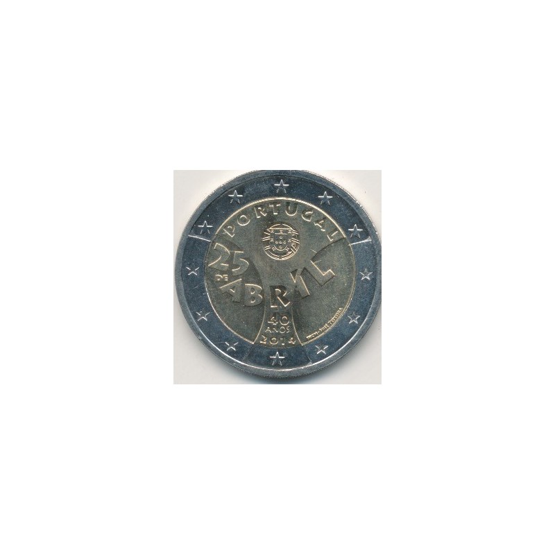 2€ Portugal 2014 - 40e anniversaire révolution des oeillets