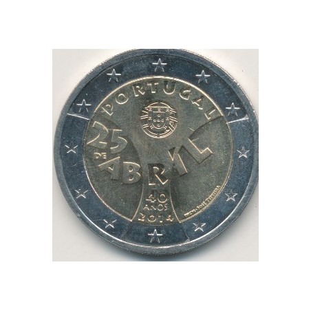 2€ Portugal 2014 - 40e anniversaire révolution des oeillets