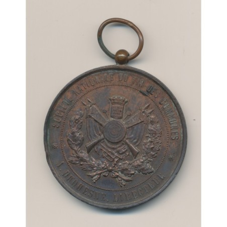 Médaille - Société nationale du tir des communes - Mac-Mahon - bronze - 51mm - TTB