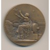 Médaille - Communications aériennes - 1870-71 - bronze - 63mm - C.Degeorge - TTB+