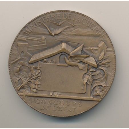 Médaille - Paris 1870-71 - Concours de l'état - bronze - 51mm - C.Degeorge - TTB+