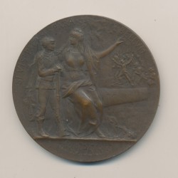 Médaille - Entrainement physique - Préparation militaire - bronze - 50mm - TTB